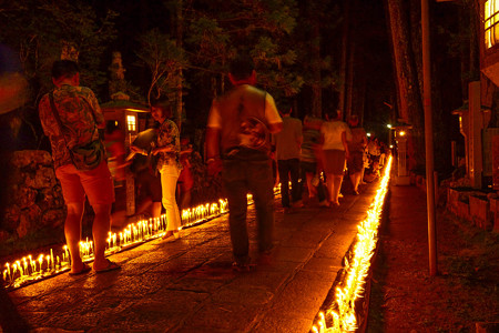 高野山奥の院 ろうそく祭り4