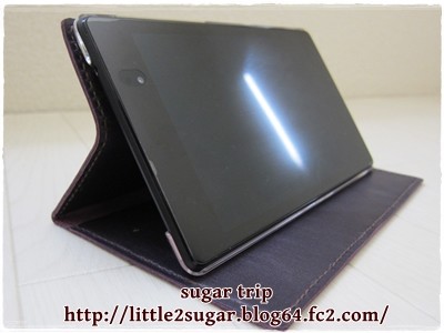 nexus7の本革カバー1-5