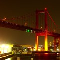 北九州の赤い若戸大橋。。夜景 20161007