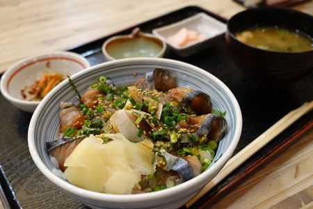 金華サバ漬け丼(道の駅・上品の郷【宮城】)