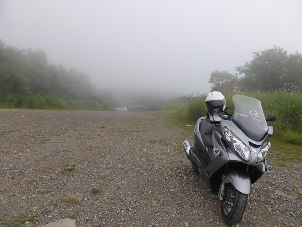 氷ノ山も雲の中