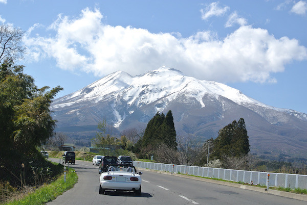 岩木山へ向かう