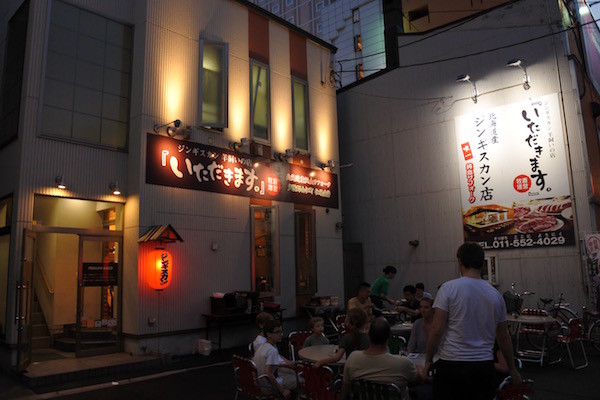 次男が一番楽しみにしていたジンギスカン