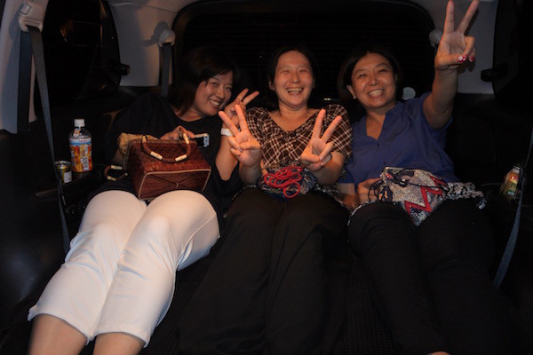 徹夜踊りのはずが12時過ぎにリタイヤして温泉を目指す