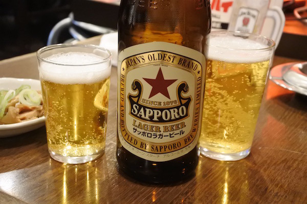 札幌ラガービールで乾杯！