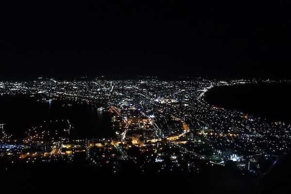 函館山１００万ドルの夜景