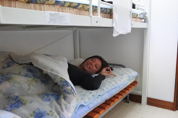 ２段ベットの安い宿