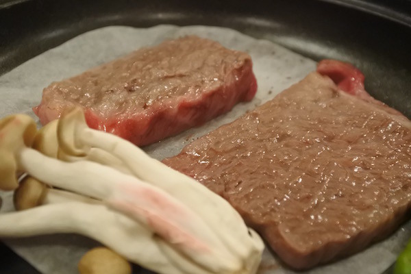 大間産和牛の「陸マグロ（おかマグロ）」も絶品