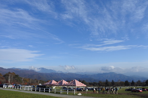 昨年同様に素敵な天気で空の雲が印象的