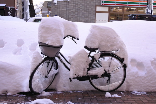 12月の札幌では50年振りの大雪
