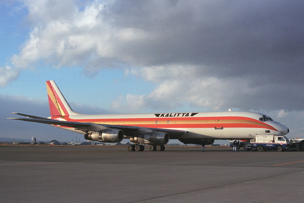 DC-8-55F N807CK Kalitta CTS 1989秋