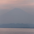 Photos: 夕もやの中に富士山